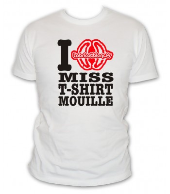 J'aime miss t-shirt mouillé