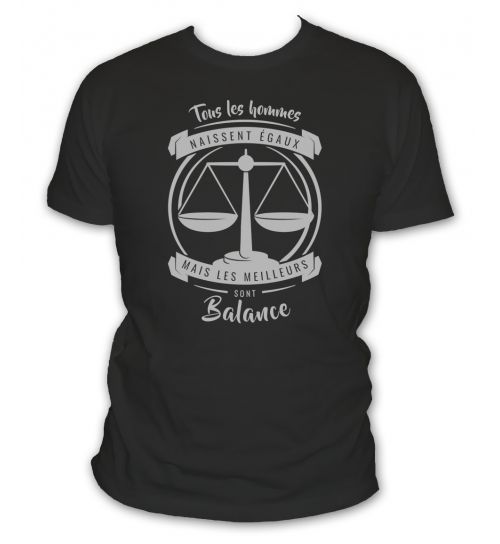 T-shirt balance signe astrologique