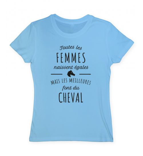 T-shirt Unisexe Races équitation, Coton, Cadeau équestre, Neuf Sans étiquette