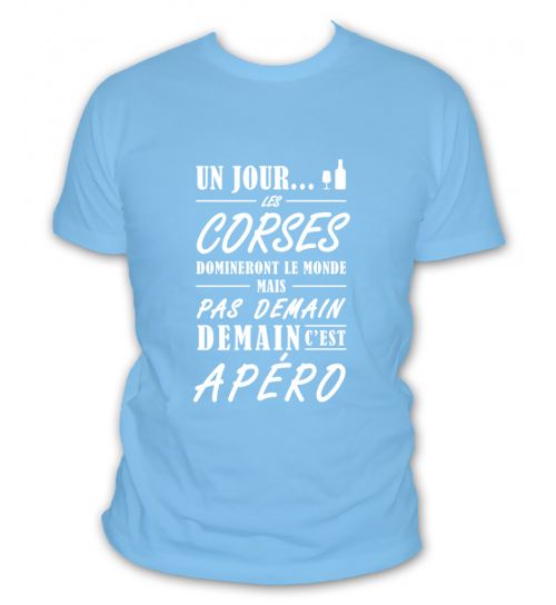 Gratuit Images T Shirt Les Corses Domineront Le Monde Apero le plus cool salutations