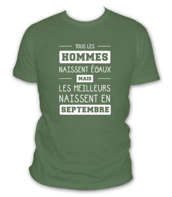 Tous les hommes naissent égaux mais les meilleurs naissent en Septembre