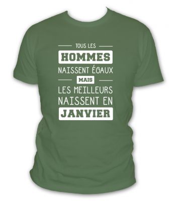 Tous les hommes naissent égaux mais les meilleurs naissent en Janvier