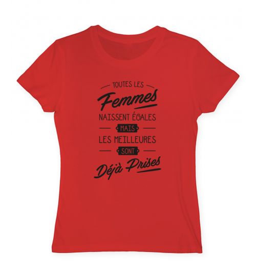 Tee shirt femme deja prise