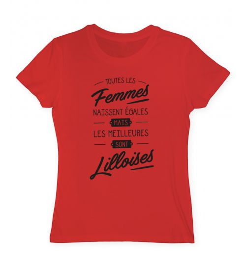 Tshirt les meilleures sont lilloises