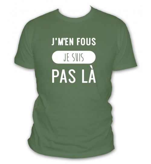 Tshirt je suis pas là
