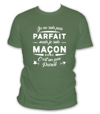 Je ne suis pas parfait mais je suis maçon