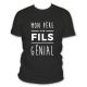 Tee shirt fils génial