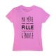 T shirt fille géniale