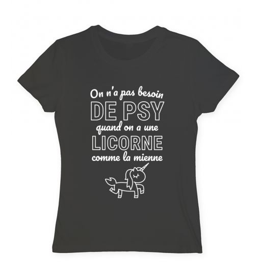 T shirt licorne