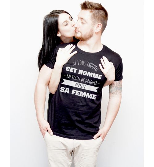 T-shirt dragueur homme