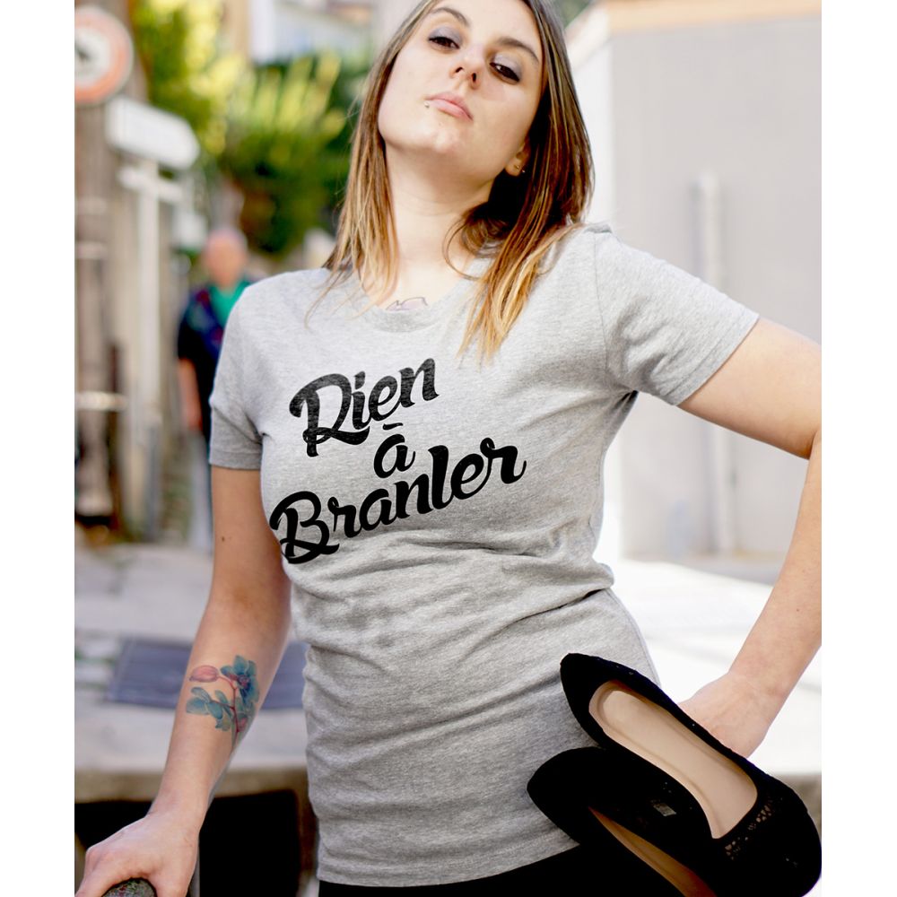 T-shirt rien a branler pour femme