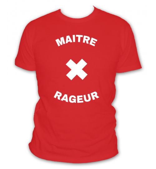 T-shirt Maitre Rageur rouge