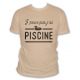 T-shirt homme J'peux pas j'ai piscine