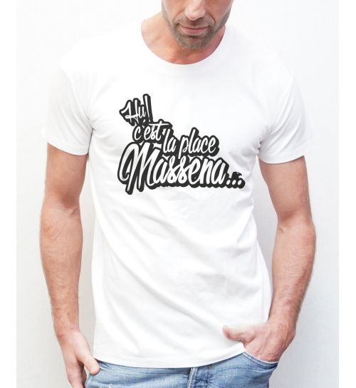 T-shirt Hu! C'est la place Massena