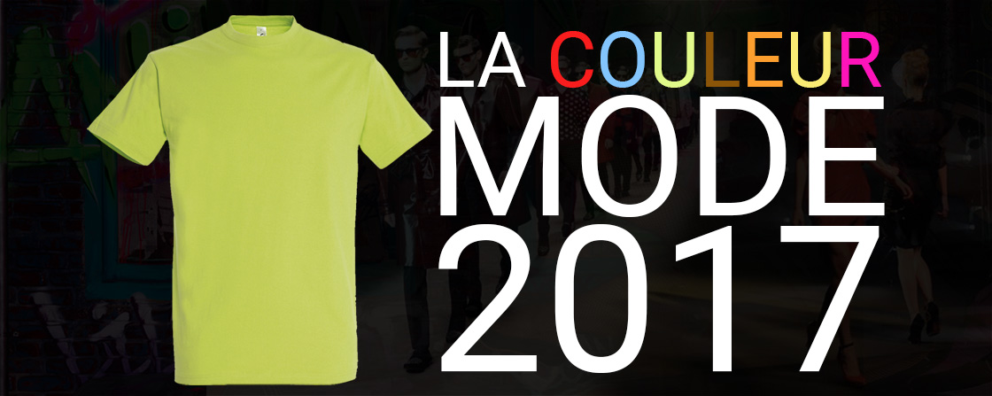 La couleur de tee-shirt a la mode 2017