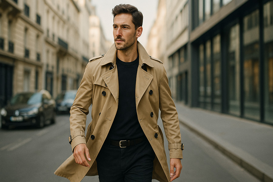 Trench pour homme