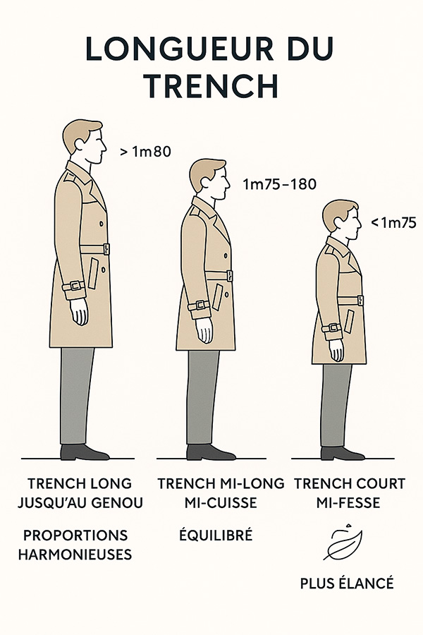 Quelle longueur de trench coat choisir ?