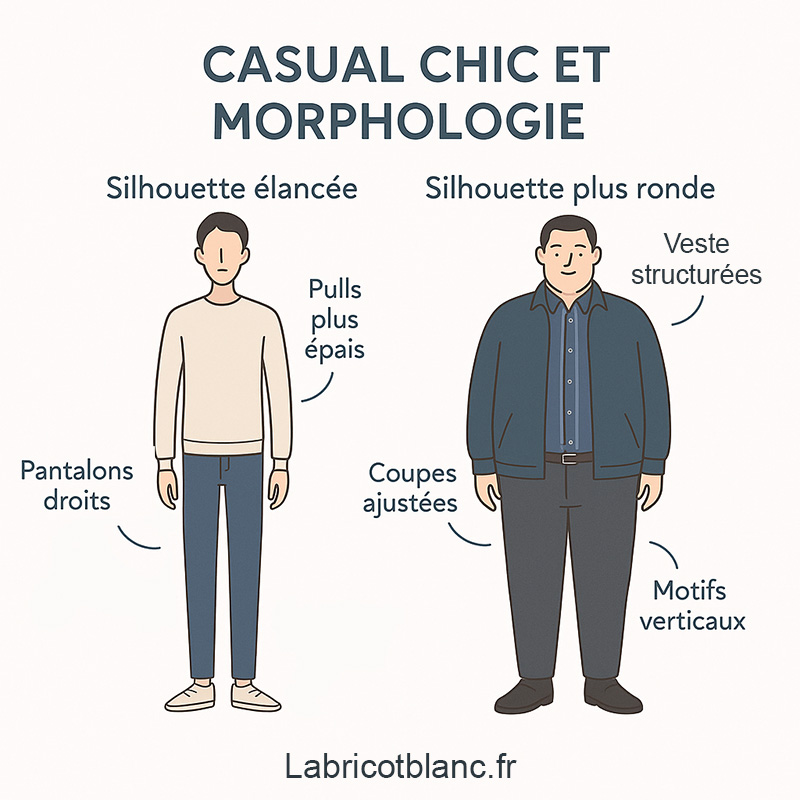 Quel style Casual chic par rapport à votre morphologie