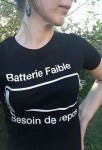 Batterie faible (F)