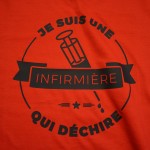 Je suis une infirmière qui déchire